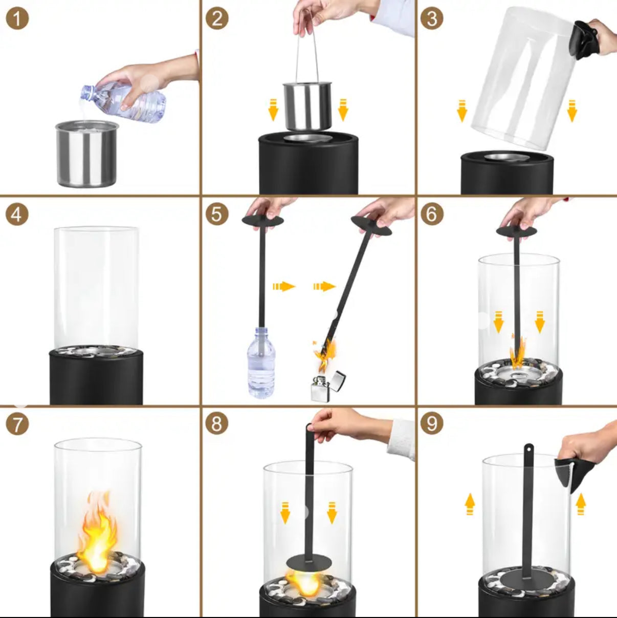 LA Homedesign Standkamin | Aureon