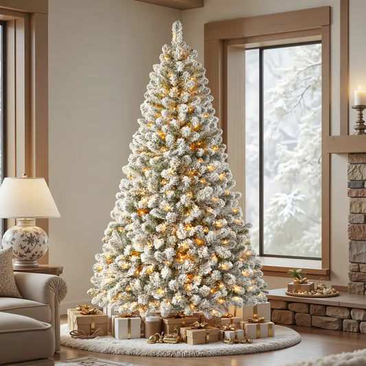 Premium künstlicher Weihnachtsbaum mit integrierter Beleuchtung 180&200cm | Snowlight