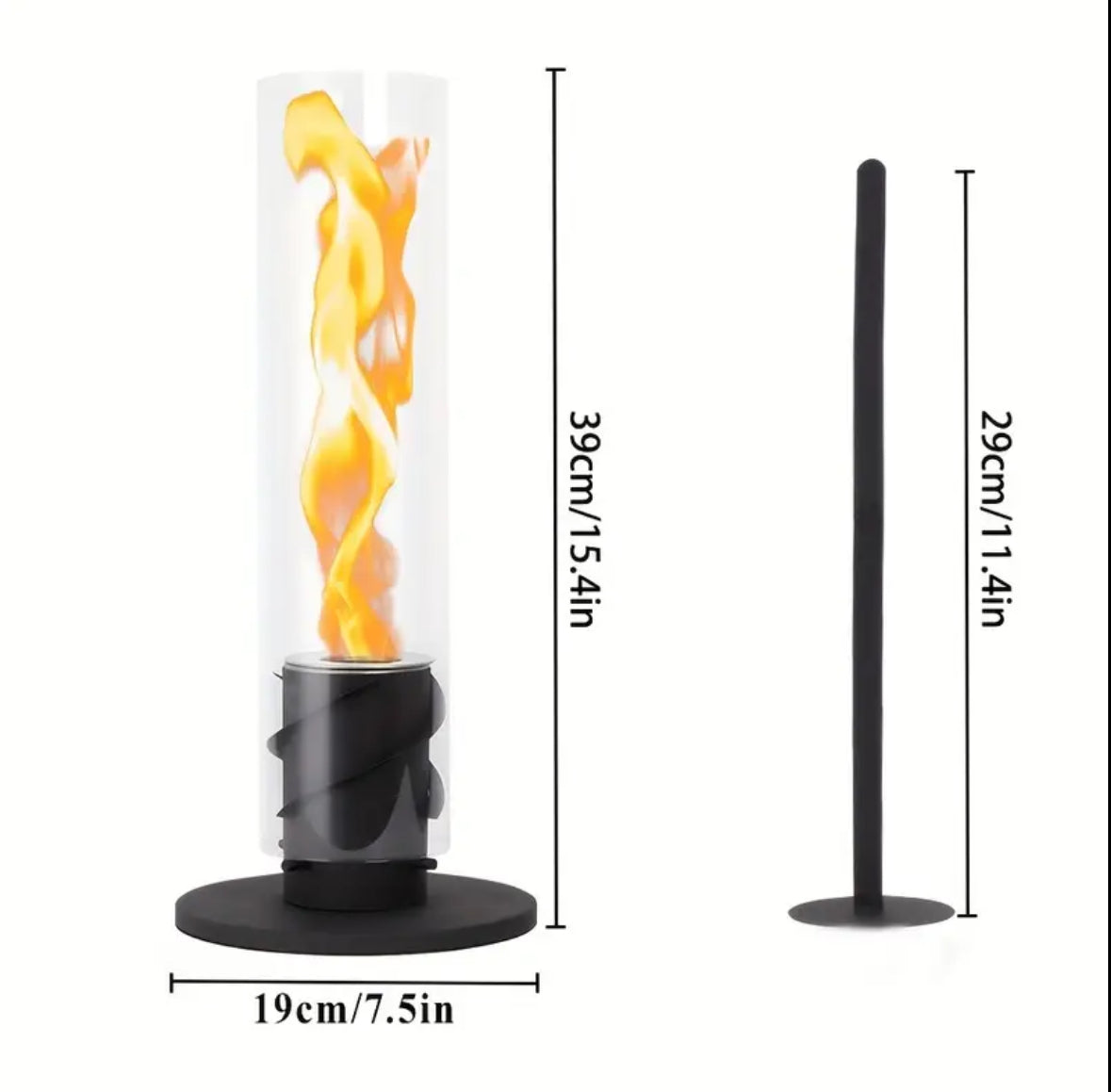 Design-Tischkamin SoulTwins