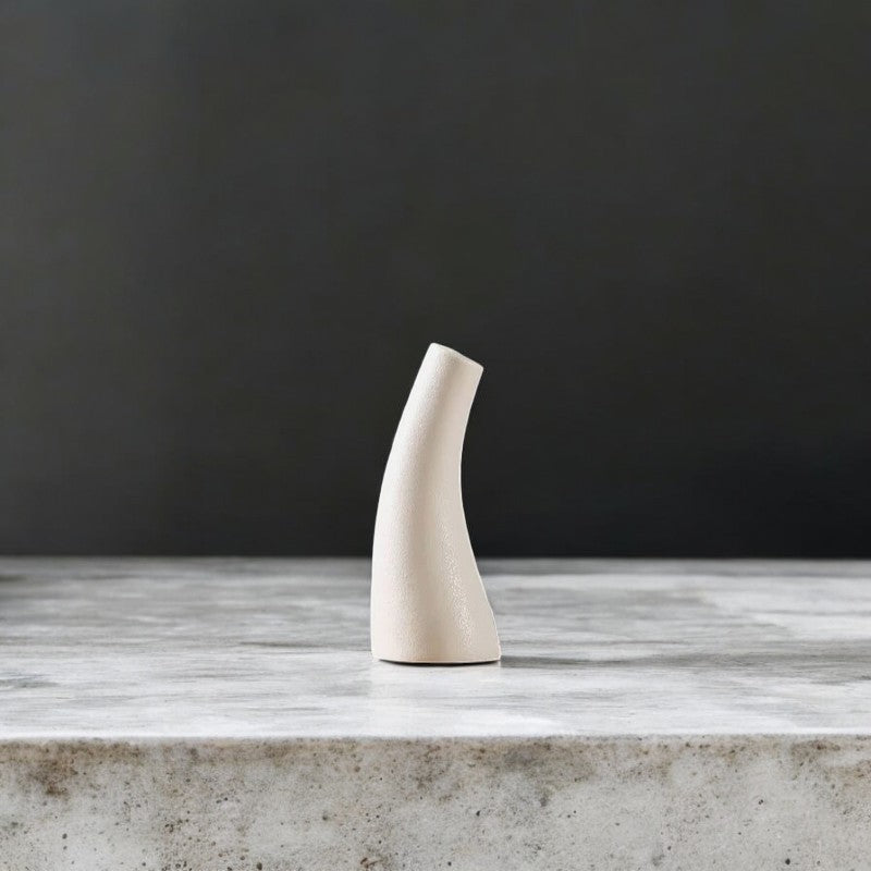Keramikvase in Cremeweiß | Shanghai