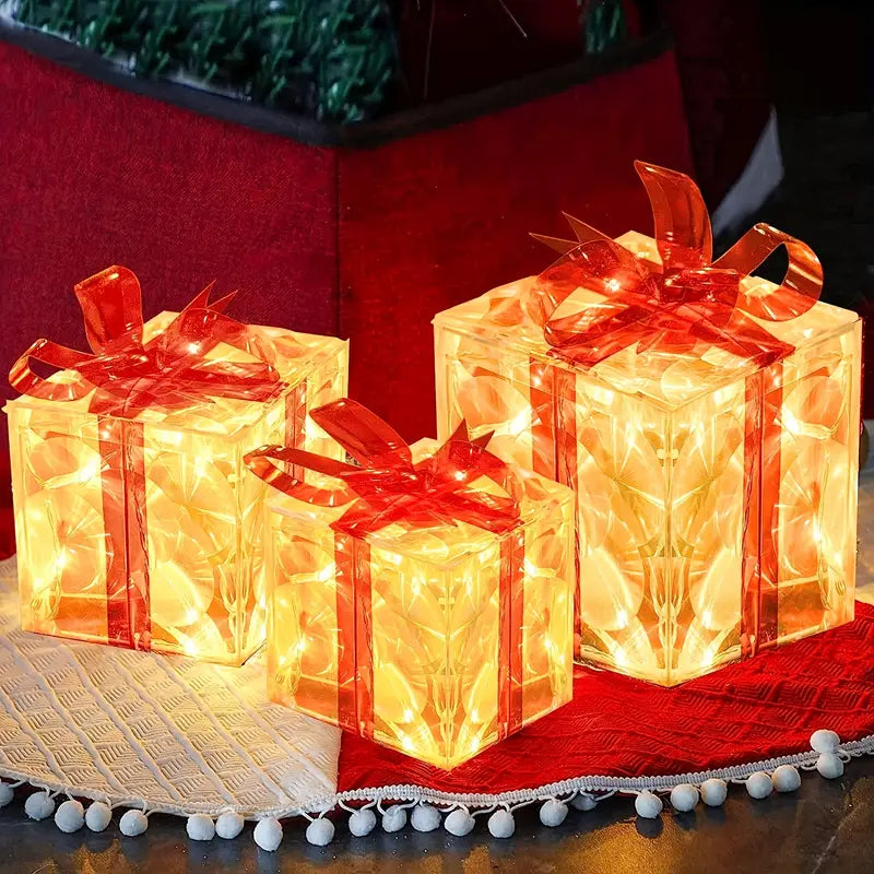 LED-Geschenkboxen Set