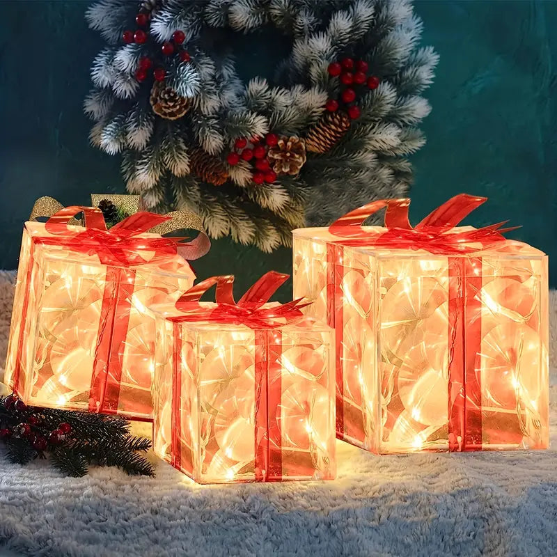 LED-Geschenkboxen Set