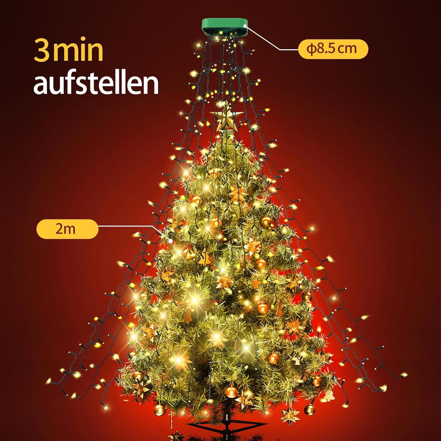 LED-Lichterkette Weihnachtsbaum