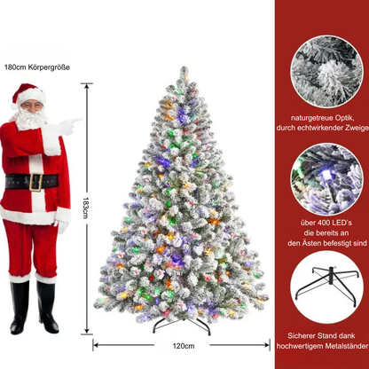 Premium künstlicher Weihnachtsbaum mit integrierter Beleuchtung 180&200cm | Snowlight