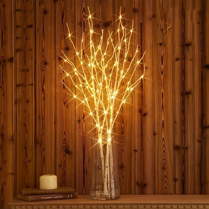 LED Birkenzweige 3er-Set – 70 cm Leuchtzweige für Vase & Deko