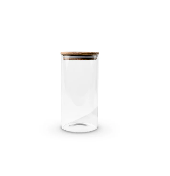 Vorratsglas mit Akazienholz Deckel 1000ml | Lola