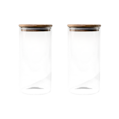 Vorratsglas mit Akazienholz Deckel 1000ml | Lola