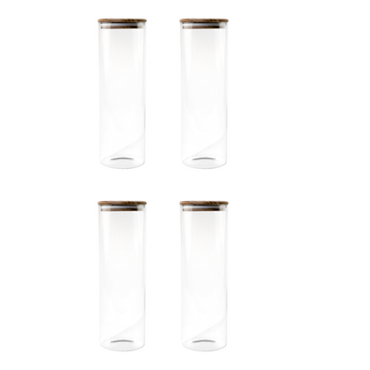 Vorratsglas mit Akazienholz Deckel 1600ml | Lola