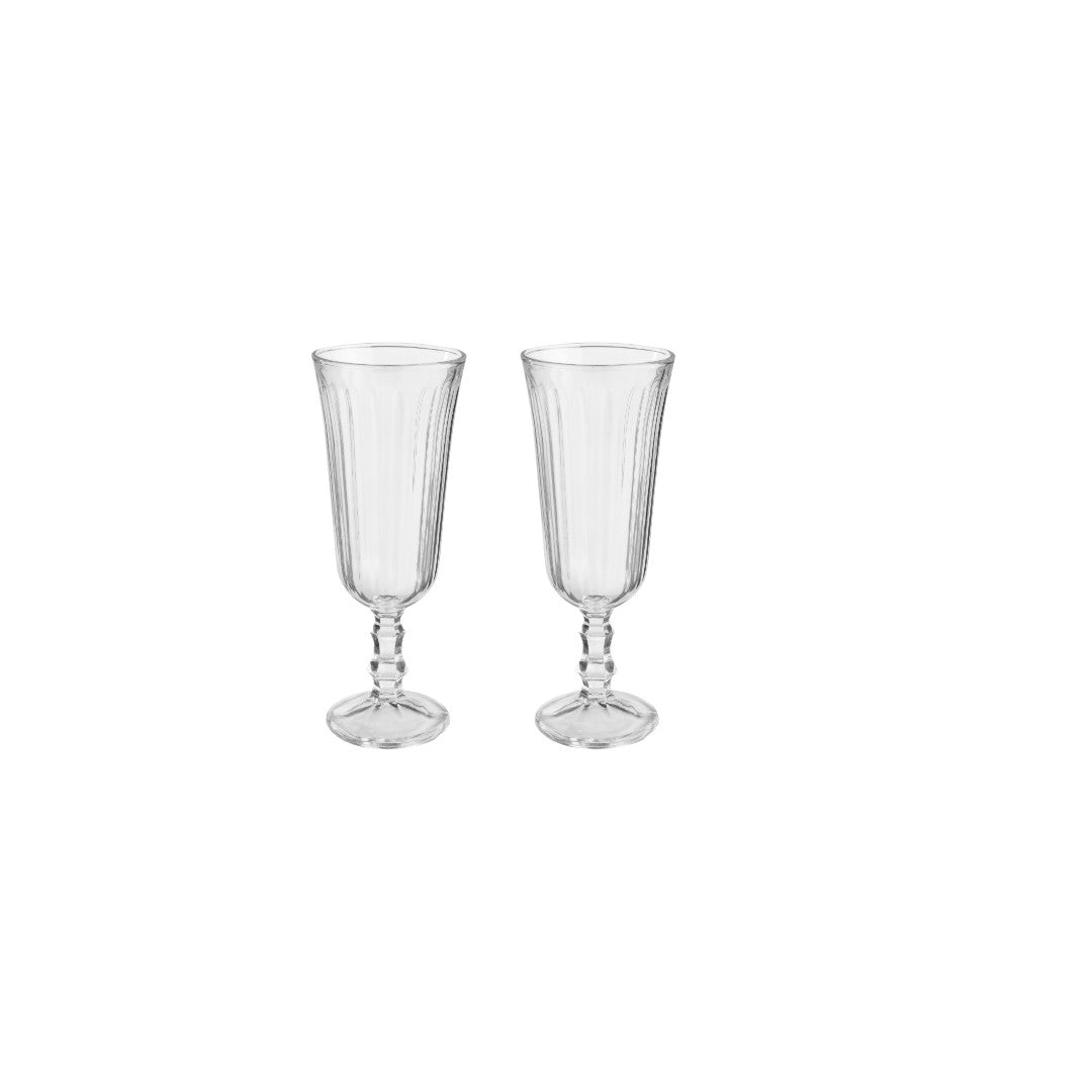 Sektglas im Riffeldesign | Paris