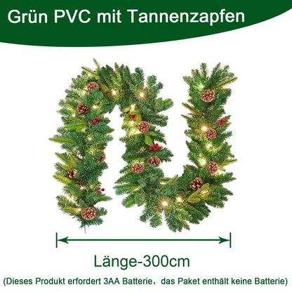 LED-Weihnachtsgirlande – 3 m festliche Deko