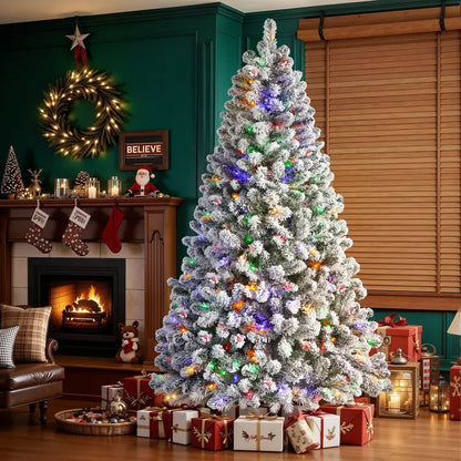 Premium künstlicher Weihnachtsbaum mit integrierter Beleuchtung 180&200cm | Snowlight